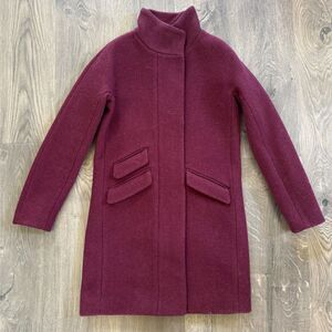 NEW‎ J.Crew Toscana Cocoon Wool Coat Jacket Italian Stadium Cloth Nello Gori 00